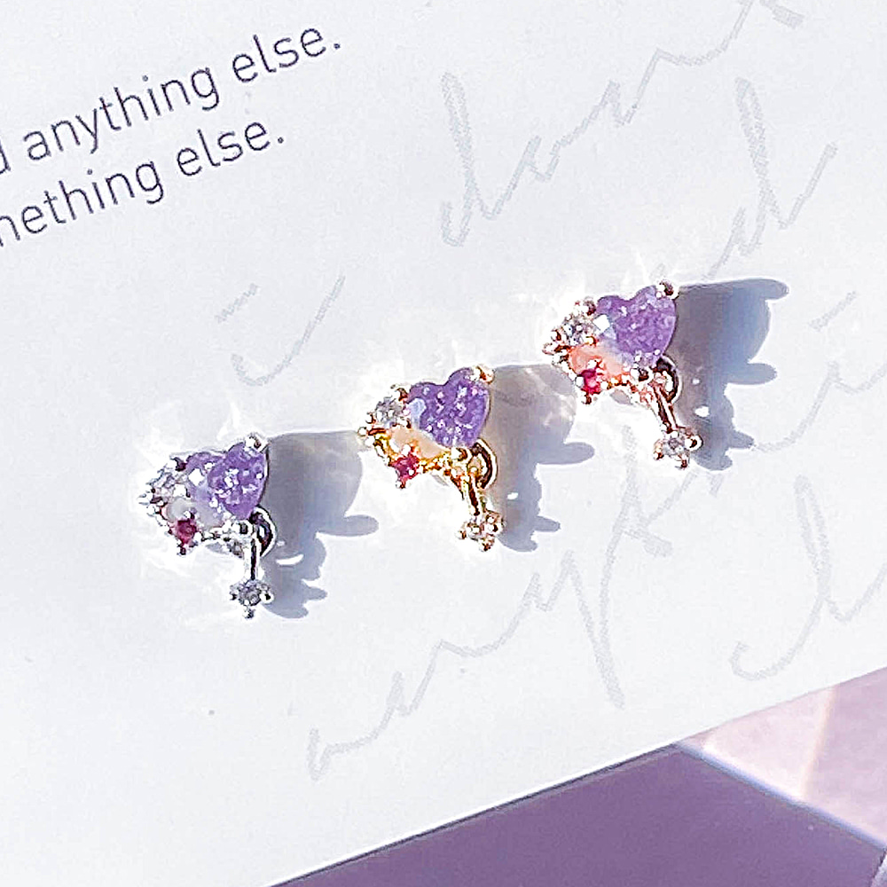 [VIOLET] Happiness Piercing/Earring