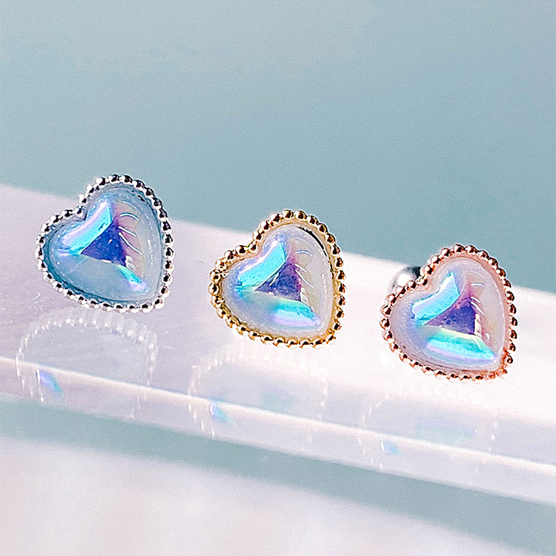 [AB-BLUE] Pure Heart Piercing/Earring