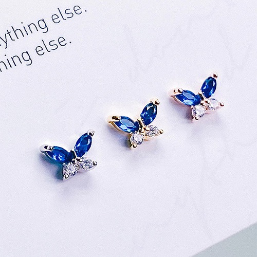 [BLUE] Butterfly Effect Piercing/Earring