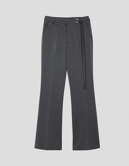 スラックス ASCLO H Belt Flare Slacks (3color) Asclo Belt Flare Slacks (3 colors) - 애즈클로