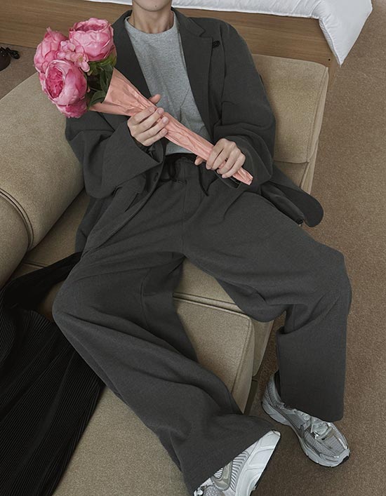 パンツ・ボトムスその他 Ayelet Scott Wide Banding Pants (2color) Eyelet Scott Wide Banding Pants (2 colors) - 애즈클로