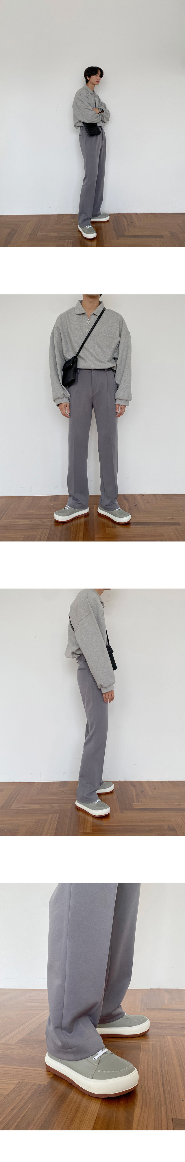 Asclo Wish Leather Sneakers (2 colors) - 애즈클로