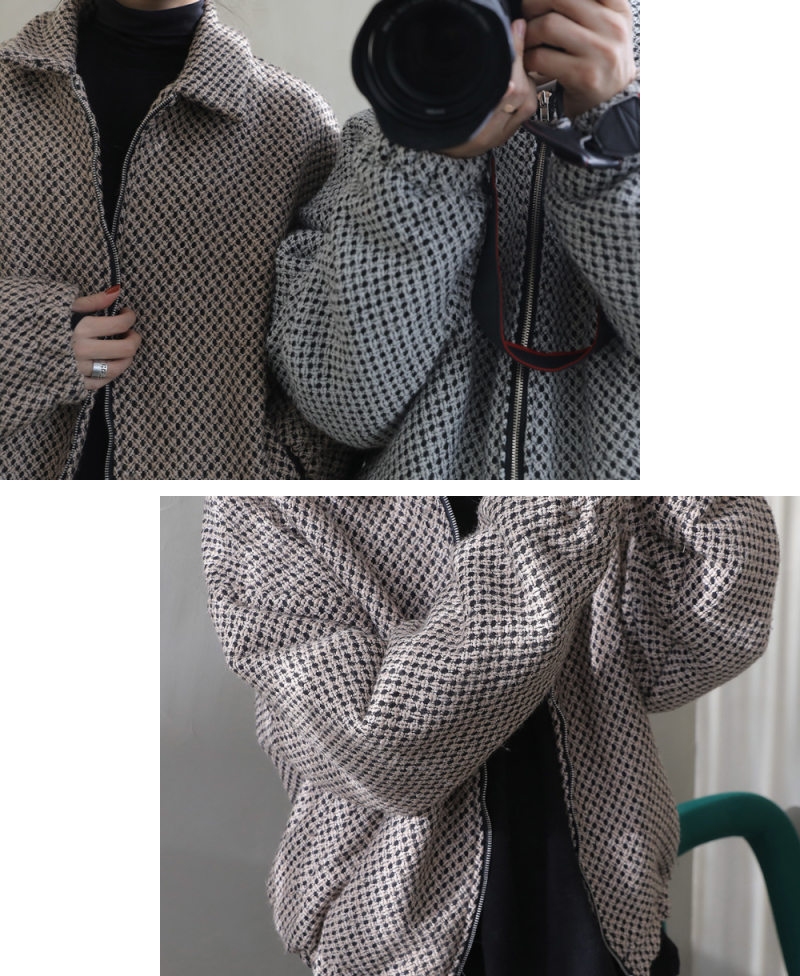 Asclo Rug Boucle Wool Jacket (2 colors) - 애즈클로