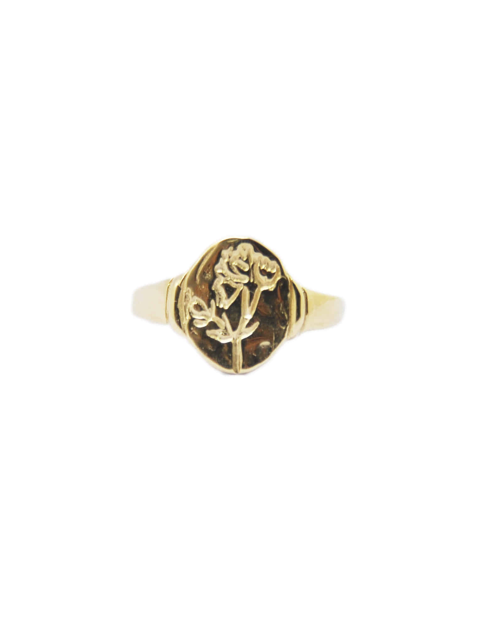 [14k gold] Thank You Ring