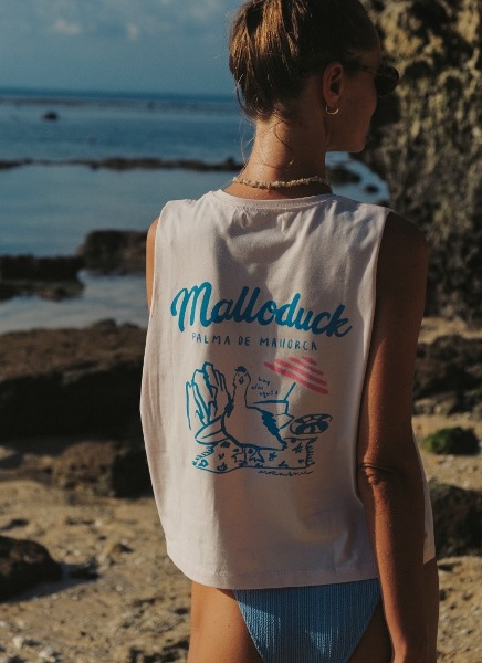 [Sleeveless-shirt] Malloduck - Pink_s