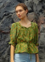 [Berry Blouse] Green