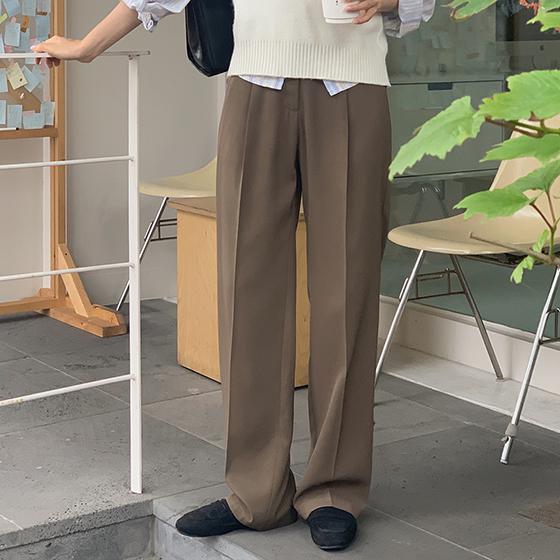 Jeudi ピンタックロングスラックス　yukko ピンタックロングスラックス（スラックス）｜Jeudi（ジュディ