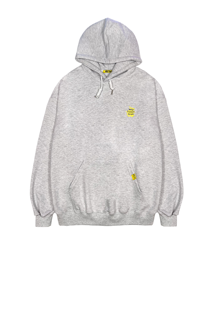 HOLYNUMBER7 X CHOI BYUNGCHAN CHICK GRAPHICS HOODIE_GRAY