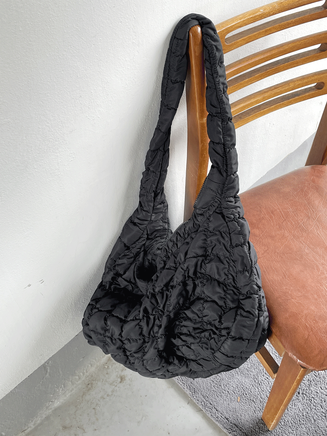 big quilted bag