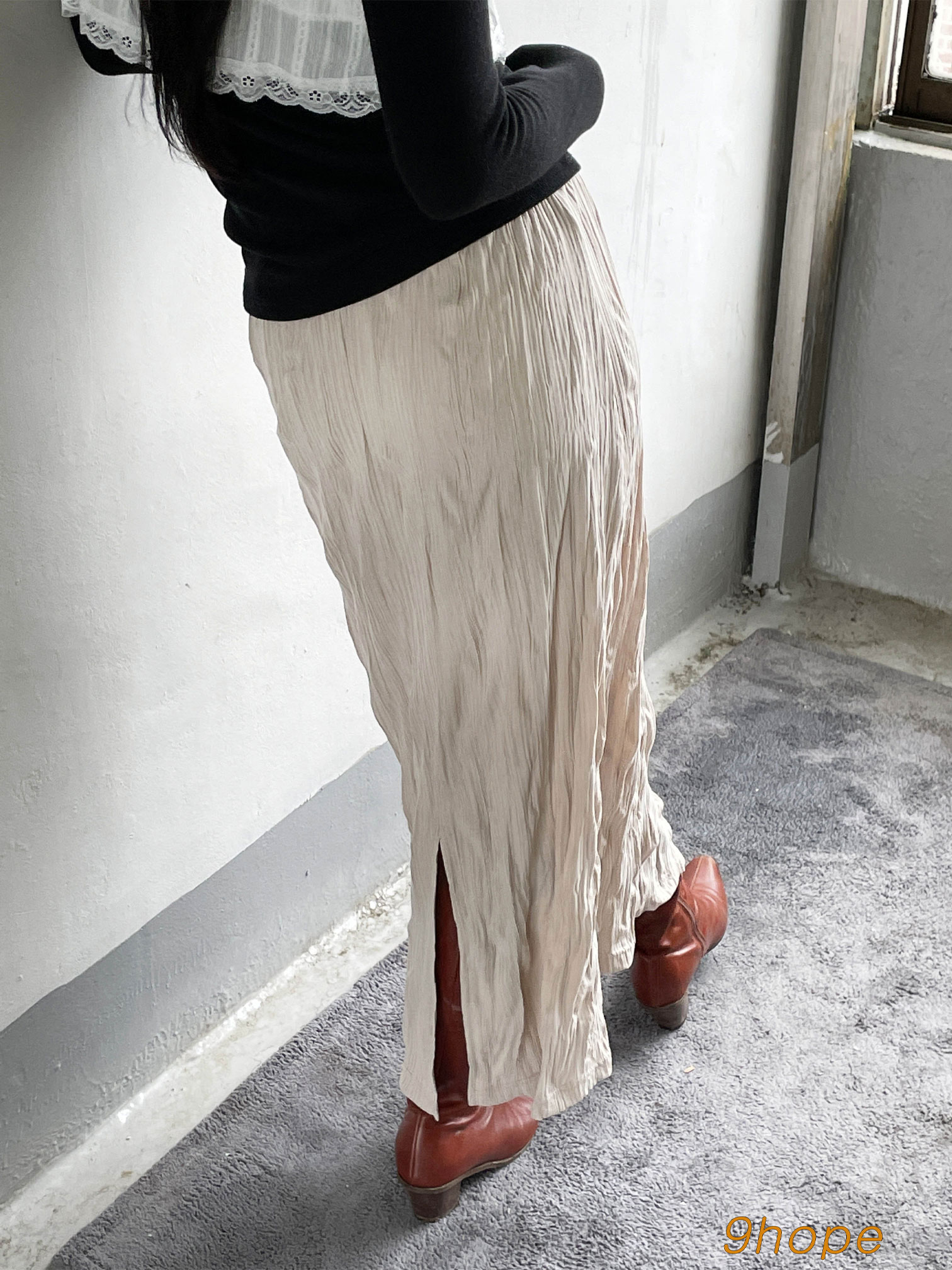 [9hope] sand wave skirt