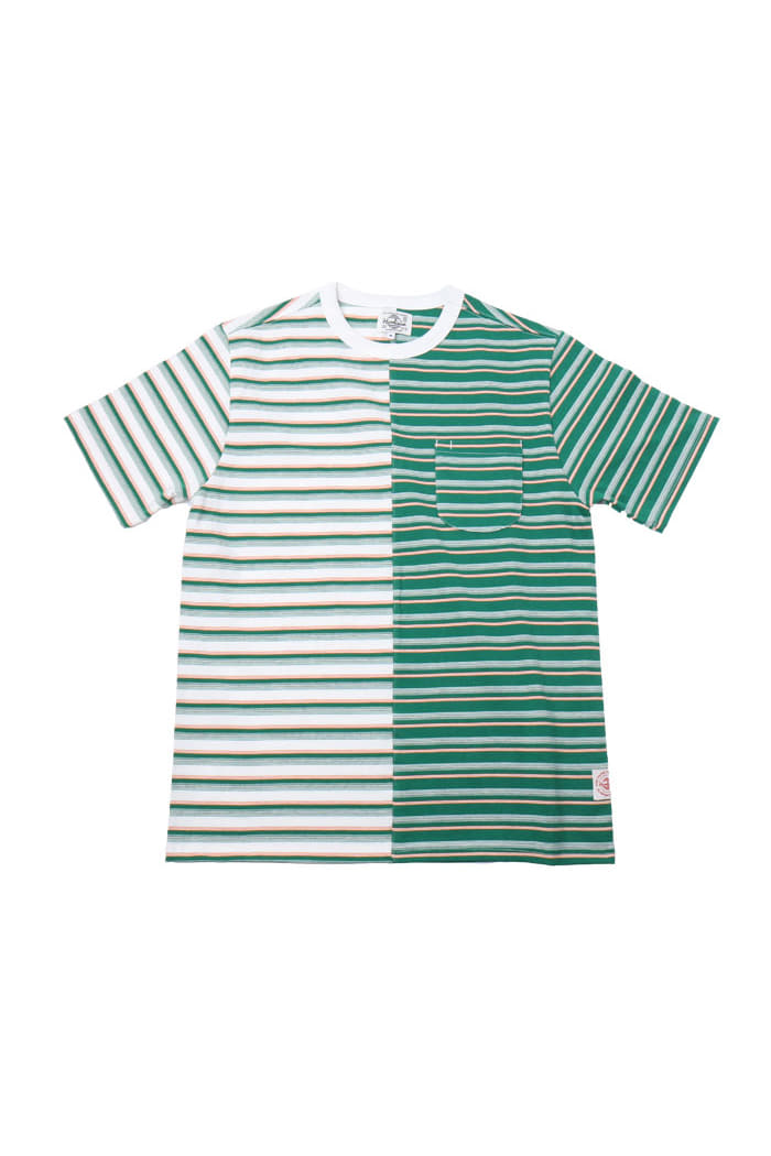 Fairview Pocket Stripe T-shirts Green