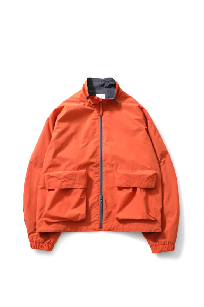 Parker Color Block Jacket Orange