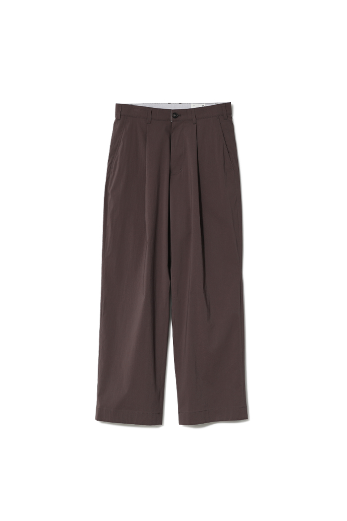 Heights Stretch Wide Pants Burgundy Brown
