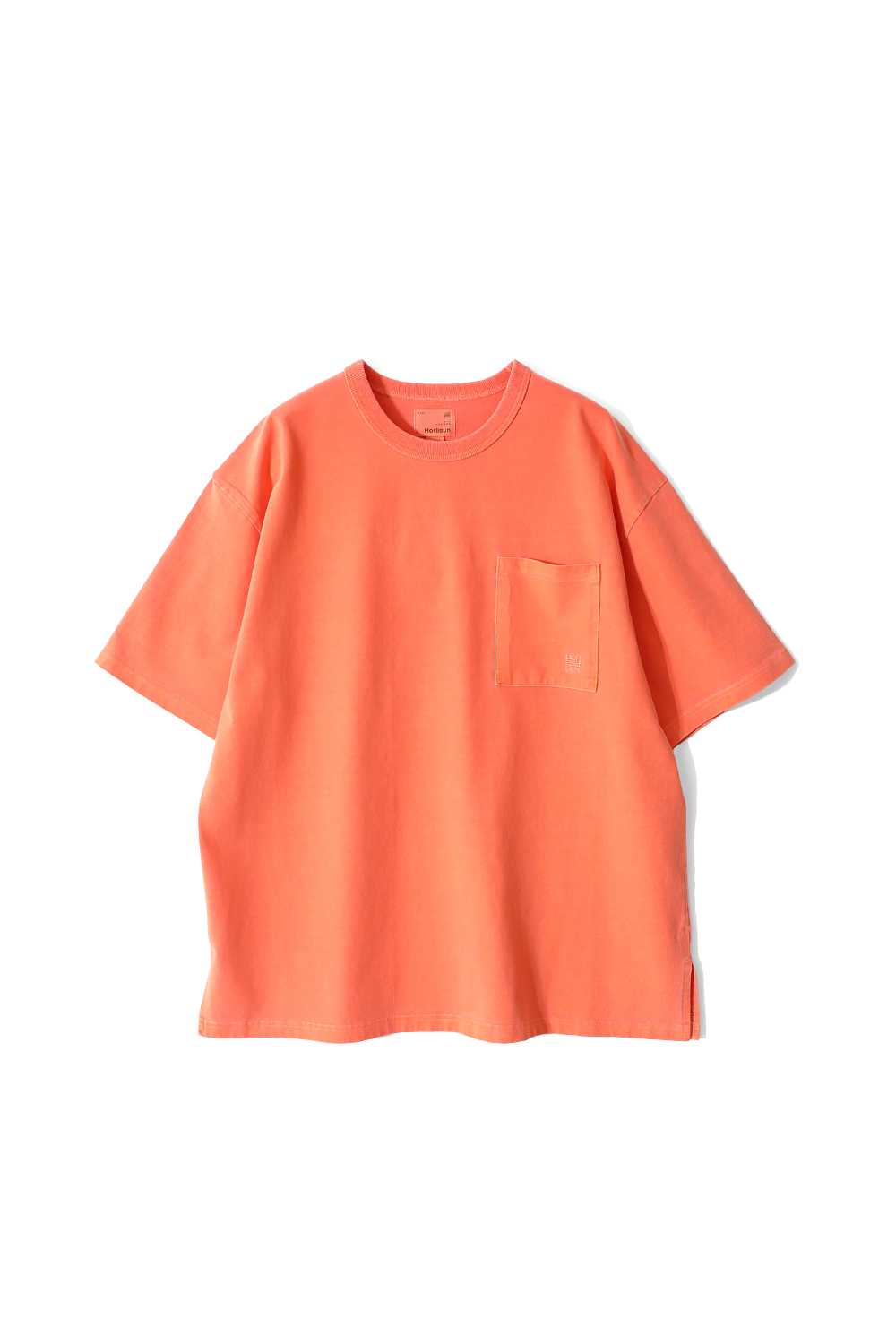 Lawrence Garment Dyeing Short T-shirt Orange