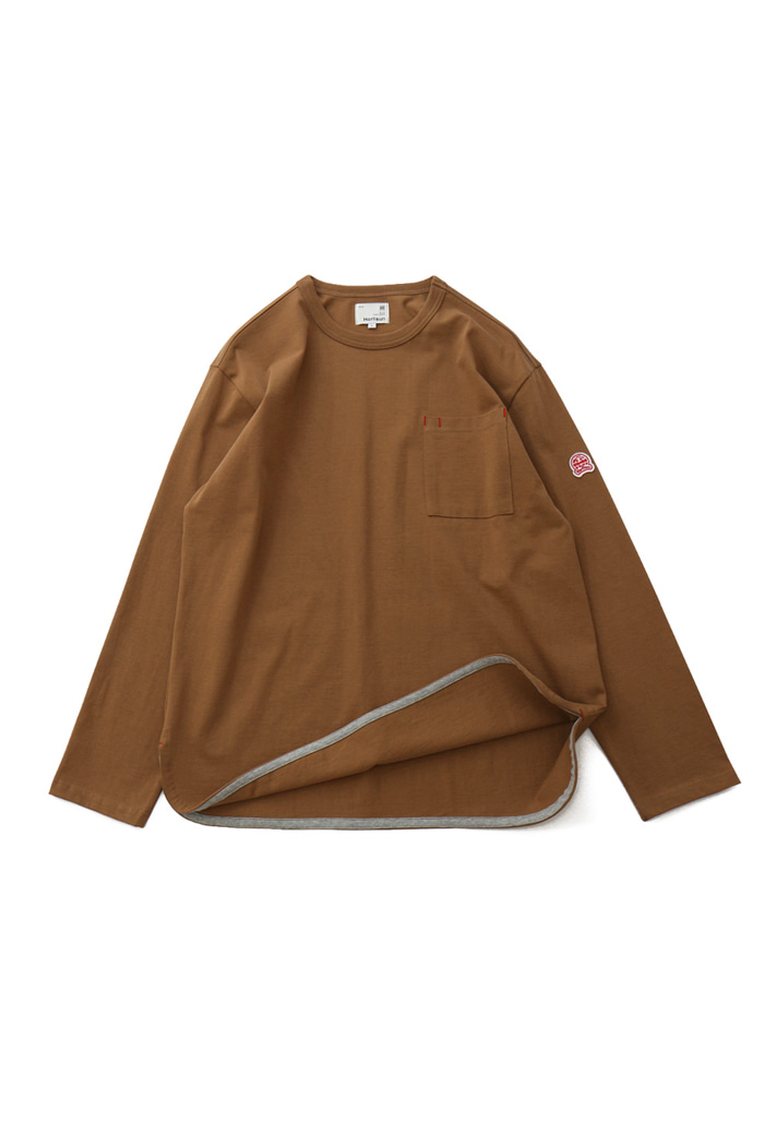 20FW Emery Long Sleeve Pocket Seasonal T-shirts Camel