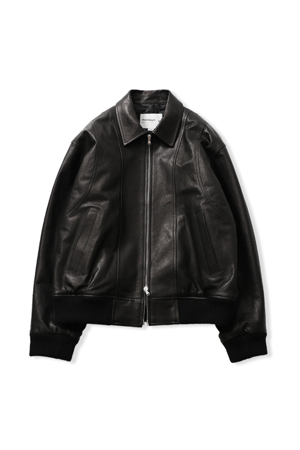 Capital Vegetable Leather Blouson Jacket Black