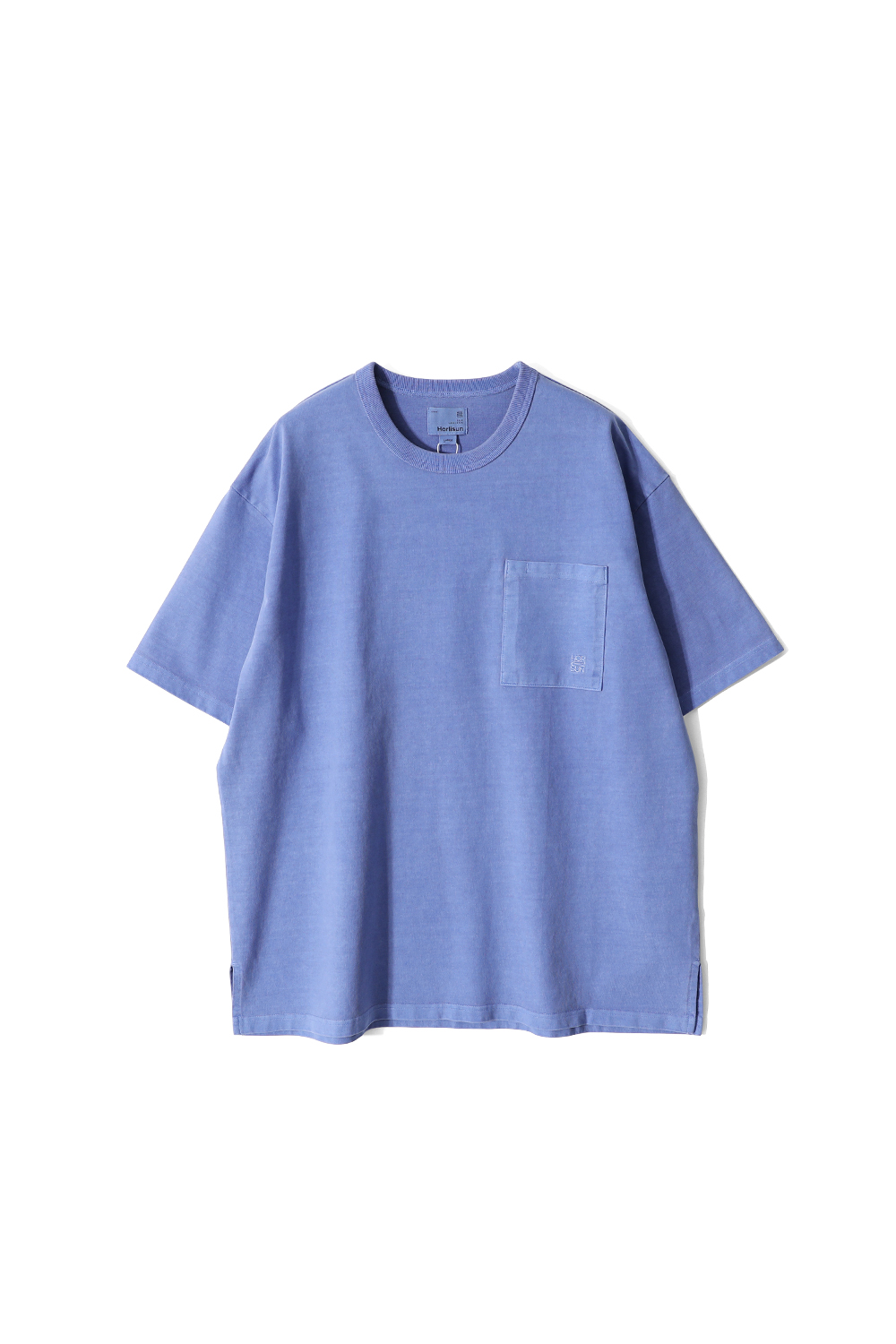 Lawrence Garment Dyeing Short T-shirt Blue
