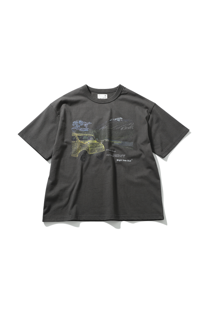 23 B.S.C Graphic T-Shirts Columbia Icefield Charcoal