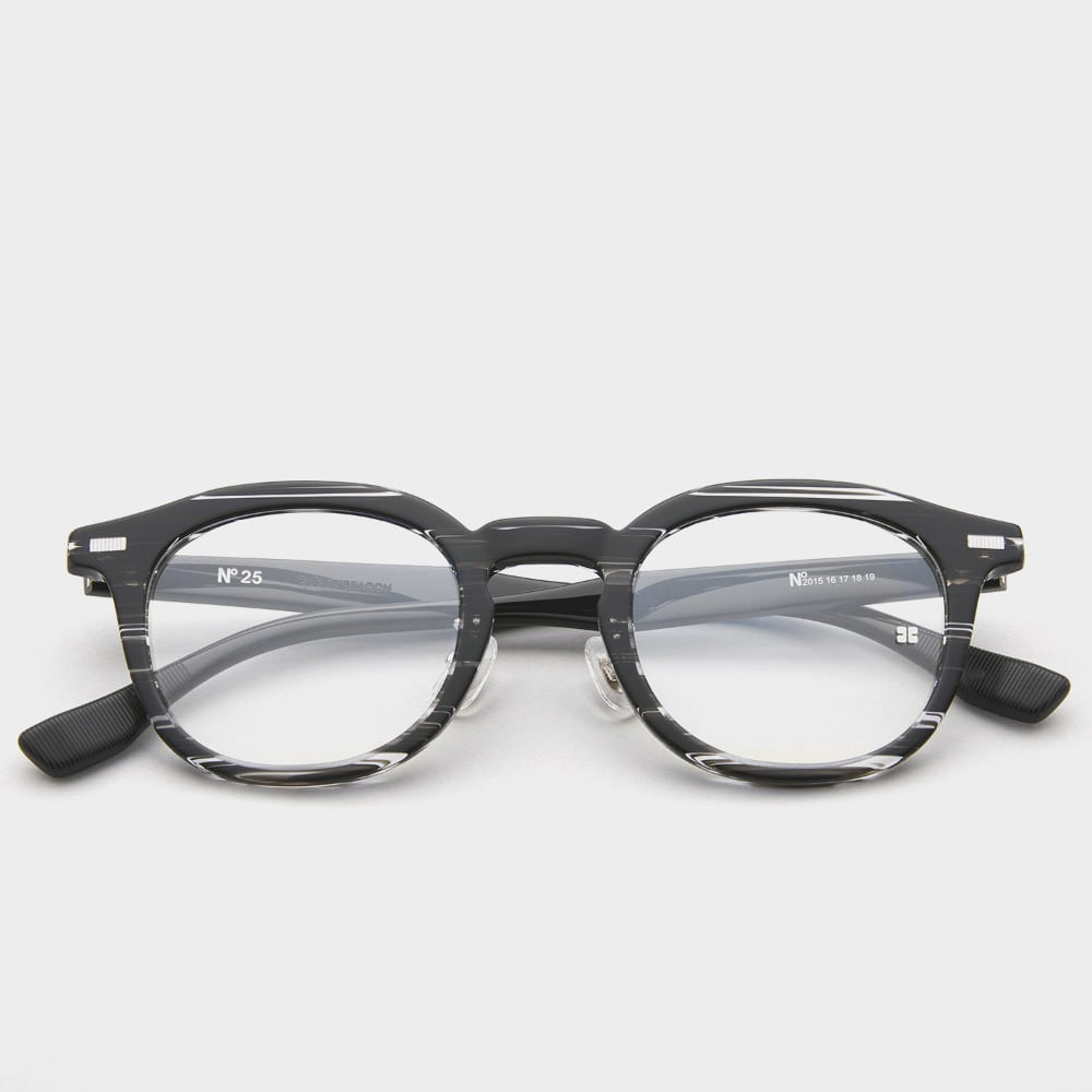 퍼블릭비컨 안경 넘버 25 C6 사각 뿔테 블루라이트차단안경