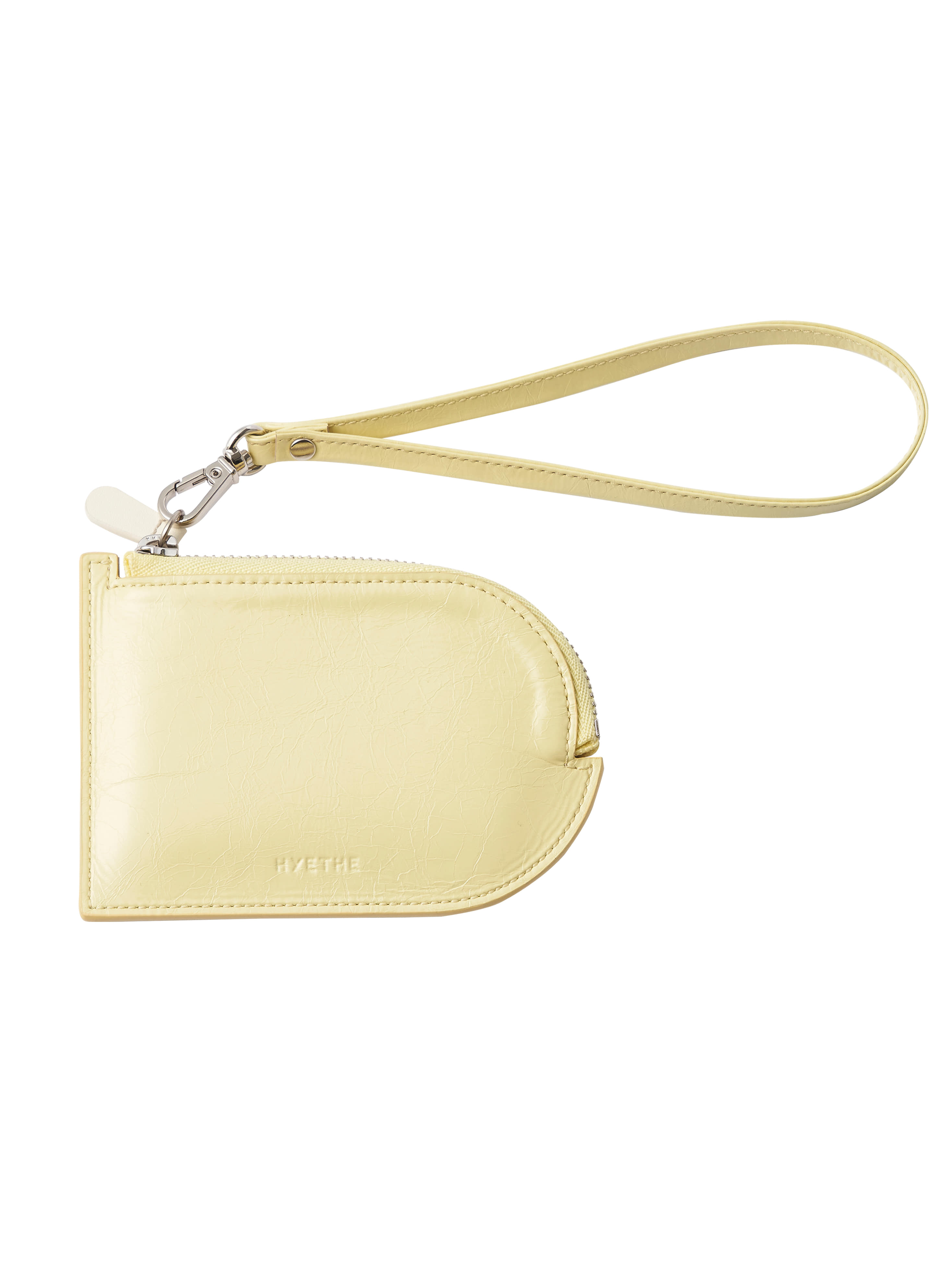 [HYETHE X ORI] PIE STRAP COIN PURSE_CRINKLED YELLOW