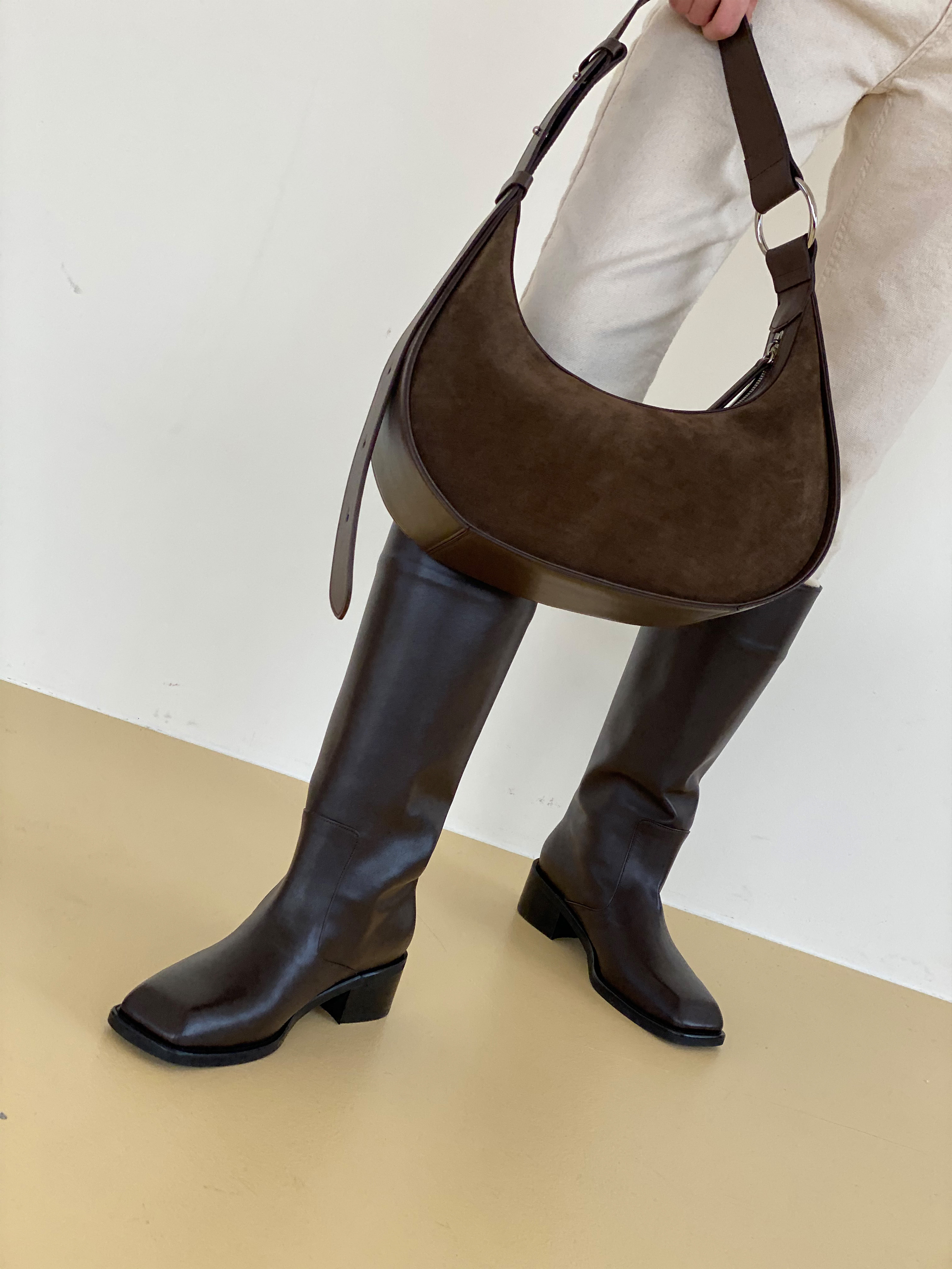 ☆韓国の人気☆【HYETHE】☆HALF MOON HOBO BA.G☆ Designer fashion, Seoul-fully created | W Concept