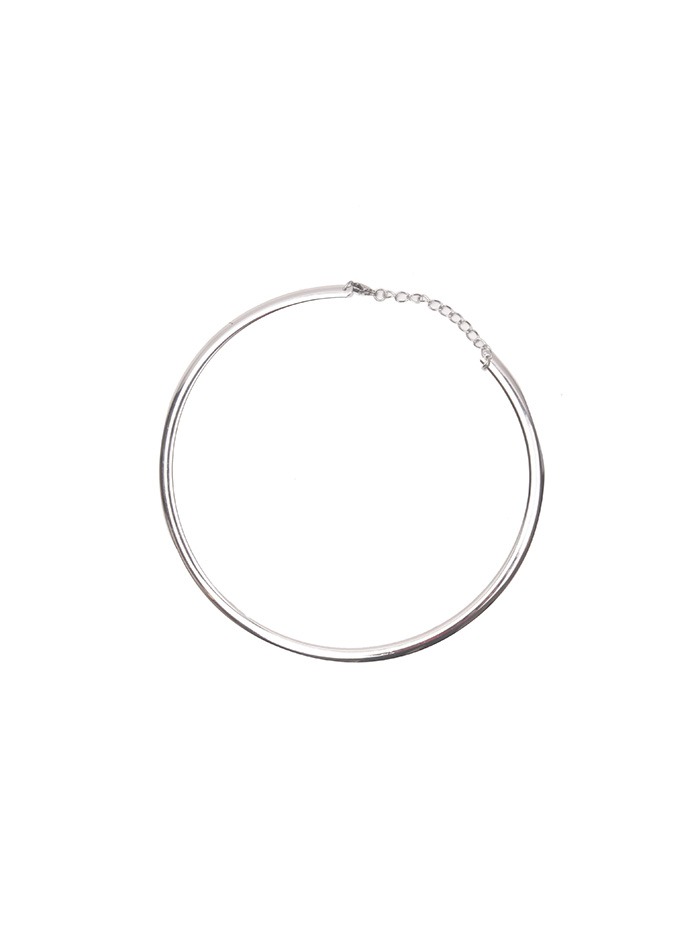 silver ring necklace