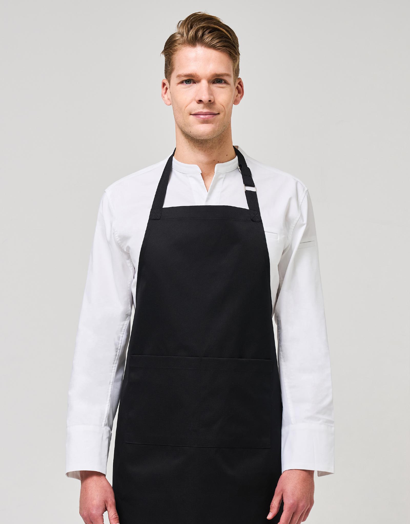 Comfortable band nack chest apron 33&quot; AA2042 Black