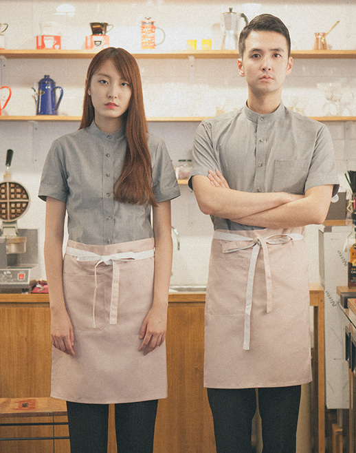 (AA1552) le coloration apron - pink