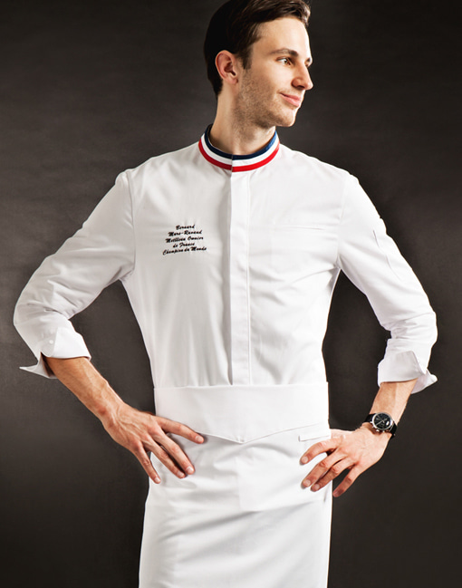 france single chef coat #AJ1741