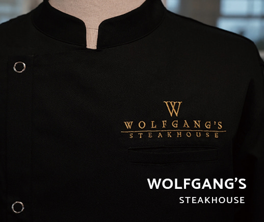 Wolfgang’s Steakhouse, America’s 3rd best premium steakhouse.