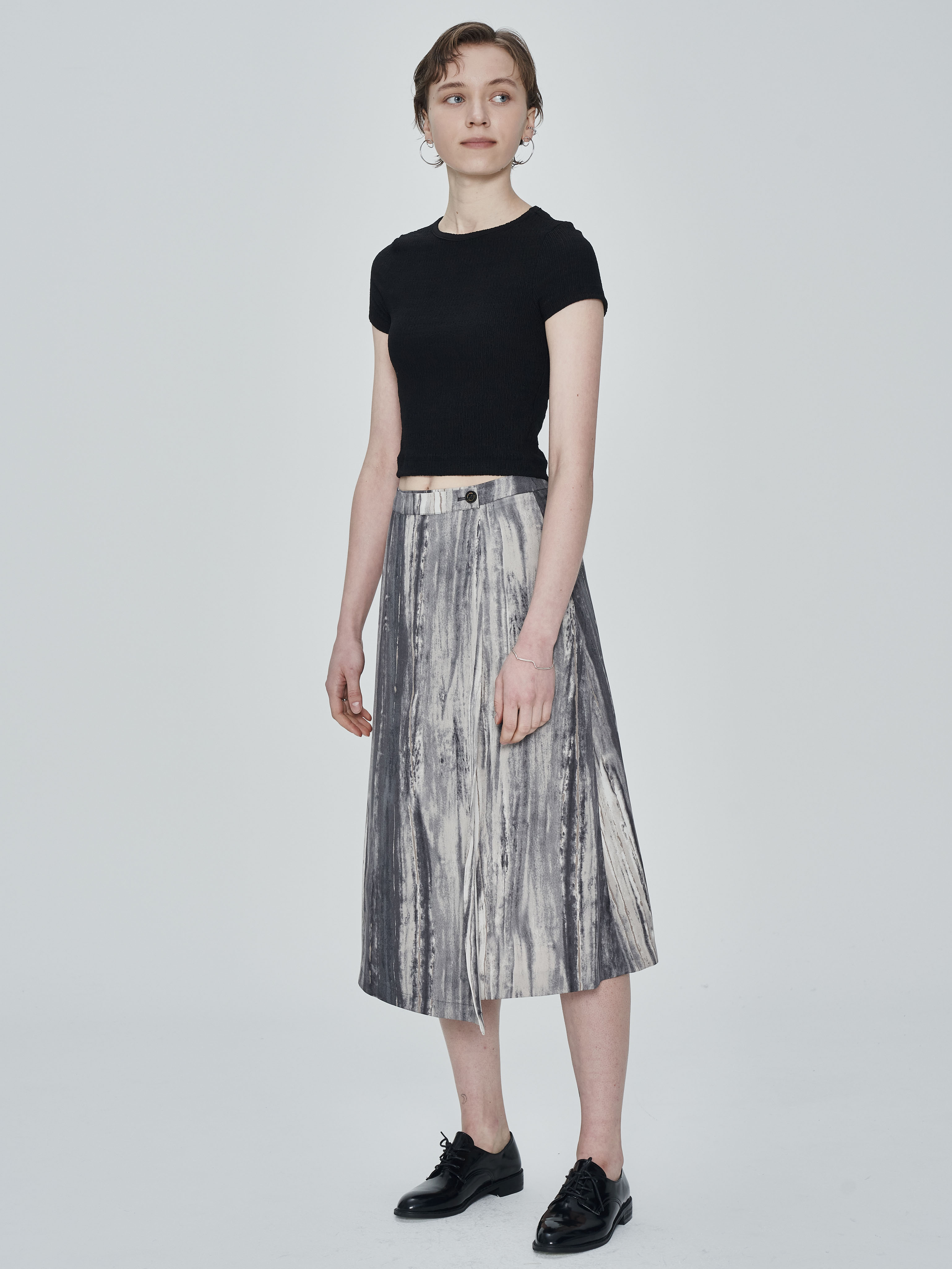 printed wrap skirt_pattern