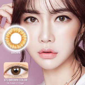 ST3 Brown colored contacts