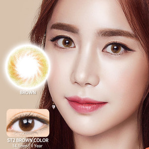 ST2 Brown colored contacts