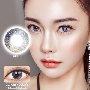 QL7 Gray colored contacts