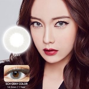 SCH Gray colored contacts