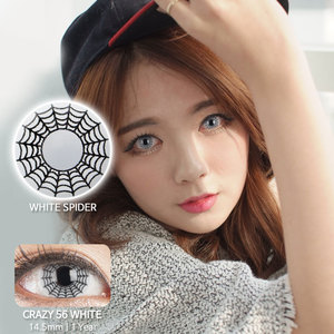 White Spider 56 colored contacts
