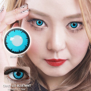 UJ1 Blue Mint colored contacts