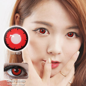 UJ3 Red colored contacts