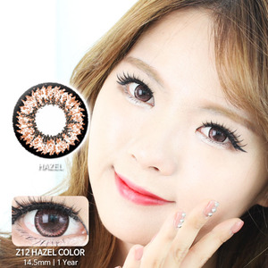 Z12 HAZEL colored contacts