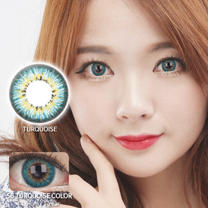 SB TURQUOISE colored contacts
