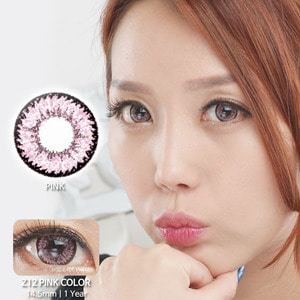 Z12 PINK colored contacts