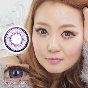 Z12 VIOLET colored contacts