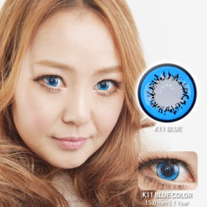 K11 BLUE colored contacts