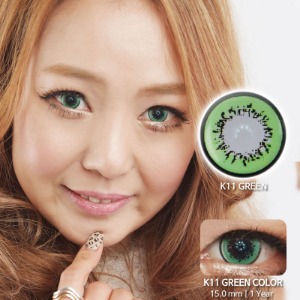 K11 GREEN colored contacts