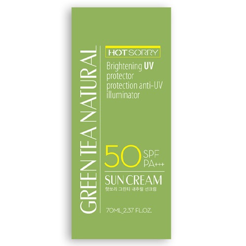 [HOT SORRY] Green Tea Natural Sun Cream SPF50+ / PA+++ 70ml