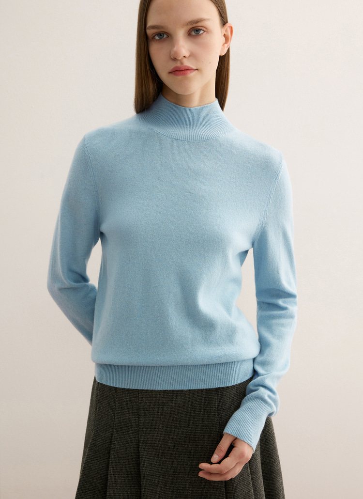 유맘 ootd 🩵니트