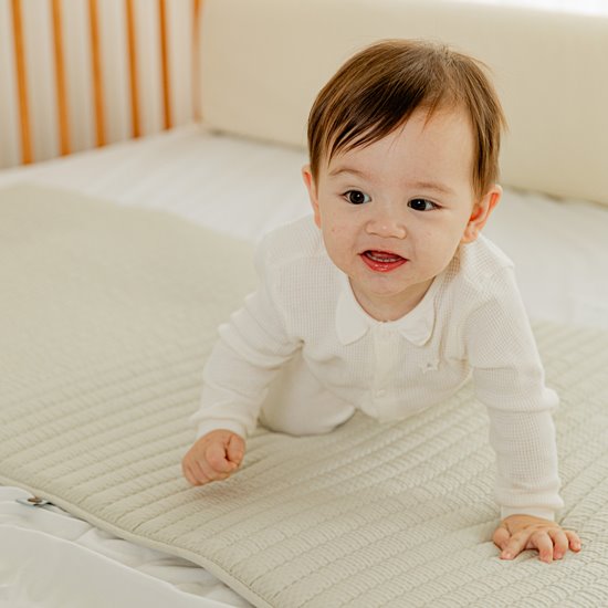 캥거루루 신생아 영유아기 어린이집 모달 에어매쉬 일체형 휴대용 낮잠패드