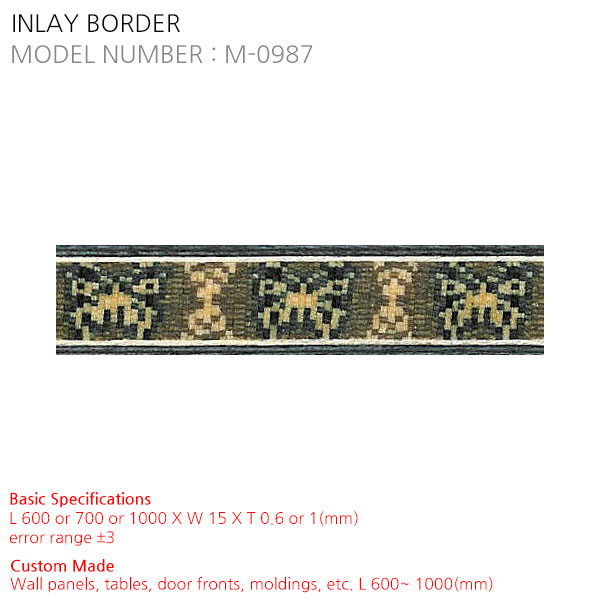 INLAY BORDER M-0987