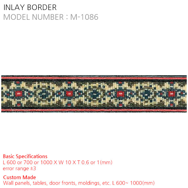 INLAY BORDER M-1086