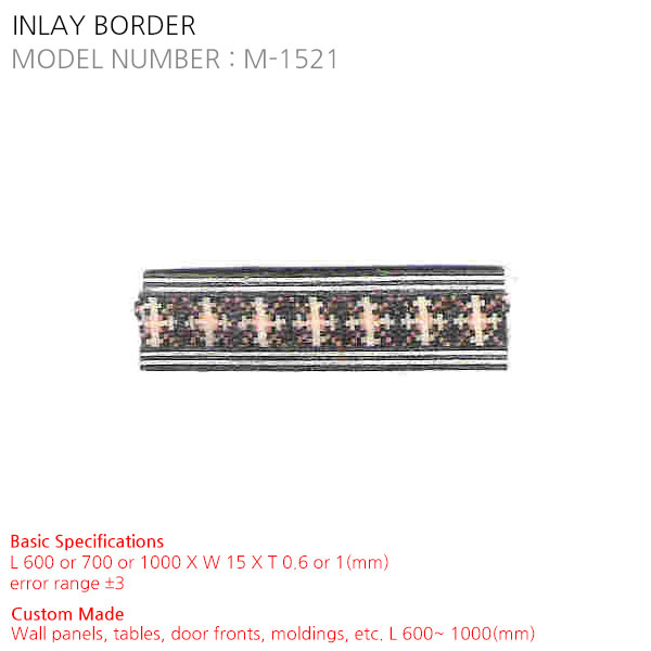 INLAY BORDER M-1521